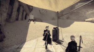 NieR Automata Ходьба