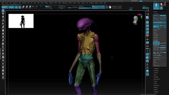 How to use ZREMESHER to create efficient TOPOLOGY in ZBRUSH _ Tutorial