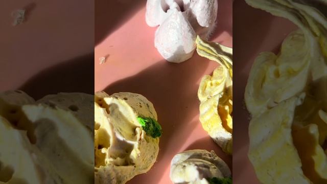 Зефирные цветы. Первый опыт.