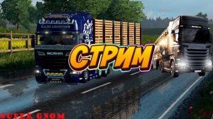 🔴Стрим/Euro Truck Simulator 2/Катаемся/Общаемся