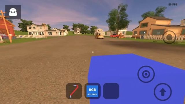 Как попасть за текстуры, и взлететь с помощью текстур в Angry Naighbor 3.1 смотреть онлайн