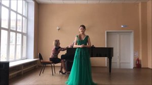 Усова Софья  Ц.Кюи "Росинка" чешская н.п. "Мне моя матушка  говорила"