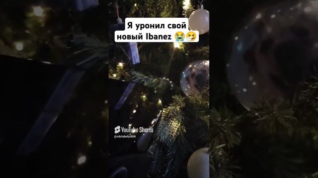 я уронил свой новый ibanez