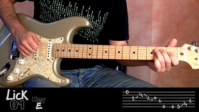 Andy's Lab - Daily Blues Licks #1 - Guitar Lesson