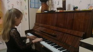 Захарова Влада. К.Черни, соч 299, тетрадь II, этюд 12