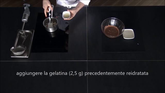Croccante ricomposto e namelaka Orizaba 39% con cremoso alla nocciola piemontese