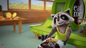 Украинская реклама батончик EatMe, Енот