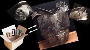 DIY armor/Косплей доспехи,кирасса из картона своими руками.