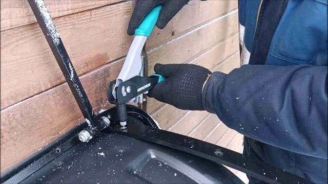 Ремонт саней которые были без накладок!