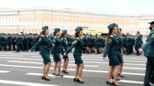 Выпуск лейтенантов МЧС России на Дворцовой. Видеосъёмка выпускного.