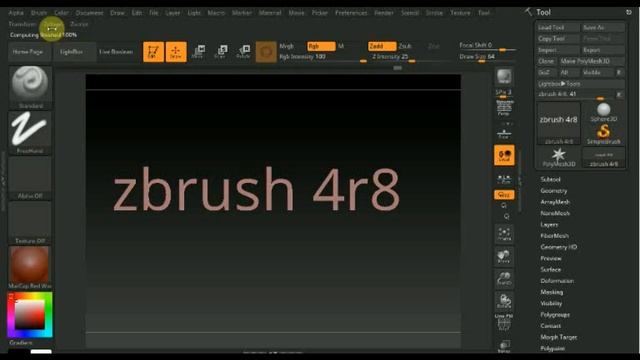 Zbrush надписи слова лэйблы (720p)