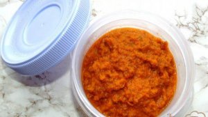 Томатно-морковный соус с зеленью