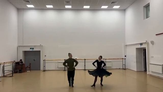Военный танец "Смуглянка". Дуэт