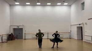 Военный танец "Смуглянка". Дуэт