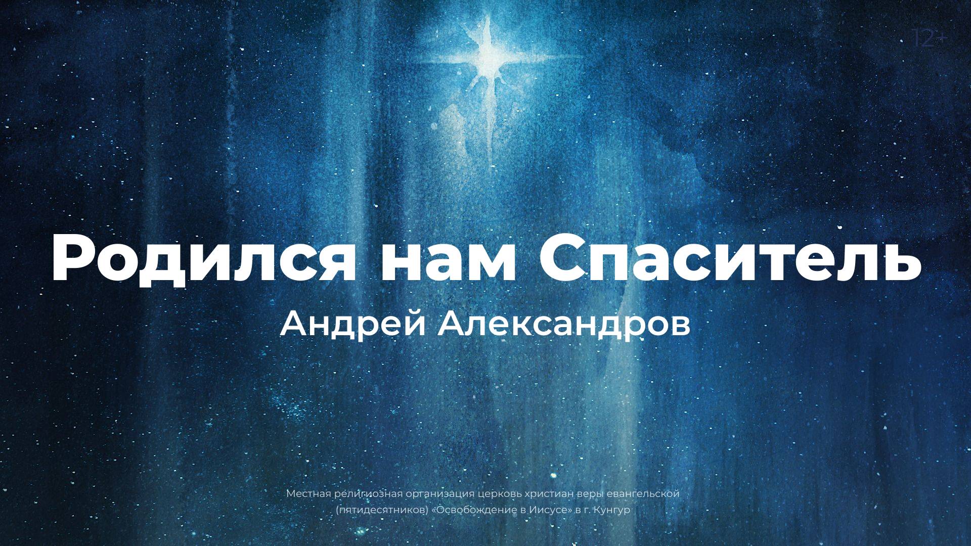 Андрей Александров: Родился нам Спаситель (7 января 2025)