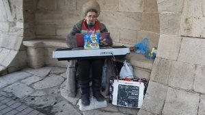 "Катюша" в исполнении Антонины Никишиной. Севастополь, Приморский бульвар, 07.01.2025г.