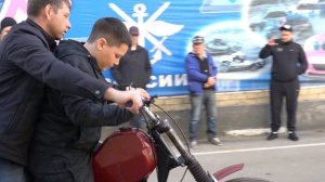 Пробный заезд на мотоцикле СМБ 3 Восход