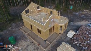 Дом из СИП панелей 232 м²