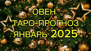 ОВЕН/ТАРО-ПРОГНОЗ/ЯНВАРЬ 2025
