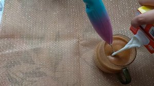 Готовлю холодный кофе а-ля капучино.