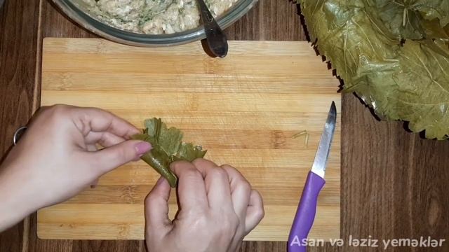 Голубцы с курицей.Toyuq ətindən dolma.☘Yarpaq dolması.Cabbage rolls