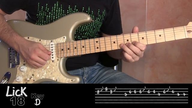 Andy's Lab - Daily Blues Licks #18 - Guitar Lesson