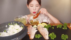 간만에 명품 플렉스😎🤟 생선계의 에르메스🐟금태회 금태솥밥 금태지리탕 먹방 blackthroat seaperch [eating show]mukbang korean food