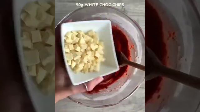 how to make red velvet brownies #shorts