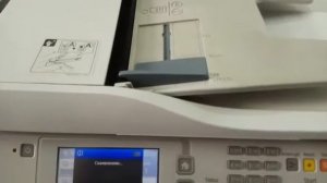 МФУ  epson WF M5690 проверка печати