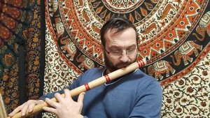 Как играть на бансури. Практика долгого звука.