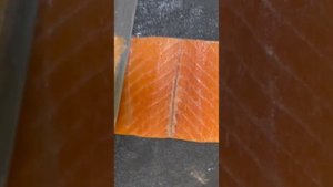 Ролл Филадельфия, Разделка Лосося, Нарезка Лосося на Ролл Филадельфия