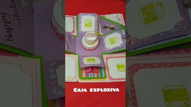 Caja explosiva. #lolamanualidades75 #scrapbooking #scrapideas #shorts #ideaspararegalar