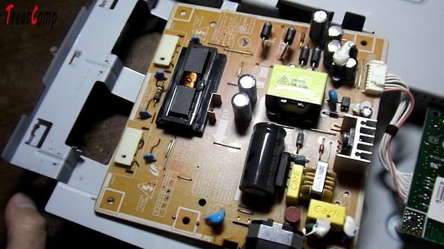 Ремонт ЖК монитора Samsung 740N.   Замена конденсаторов