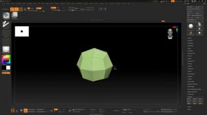Кисть в Zbrush - Zmodeler.