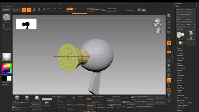 Beginner Introduction To ZModeler - ZBrush Tutorial