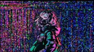 Девушка в Матрице | RGB Digital Matrix Girl | Gas Mask - Живые Обои