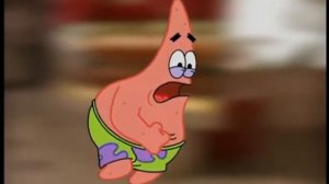 Патрик и Спанч Боб бегут через парфюмерный магазин