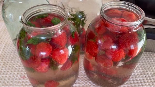 Клубничный Мохито на Зиму.Қазақша рецепт.Құлпынайдан мохито