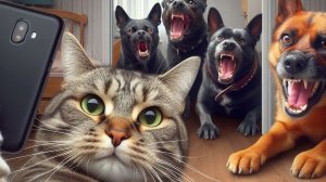 кошки и собаки🐶😹🤣