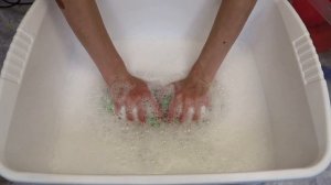 400 SUBSCRIBERS | ASMR Sponge Squeezing w/ Cif Cream