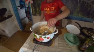 Булгур с мясом на ужин.