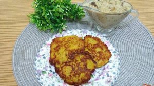 Овощные драники с фаршем