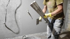 Штукатурка Хопёр ковшом,сетка, проверка лампой Лосева.