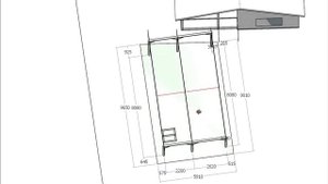 18839 Односкатный навес