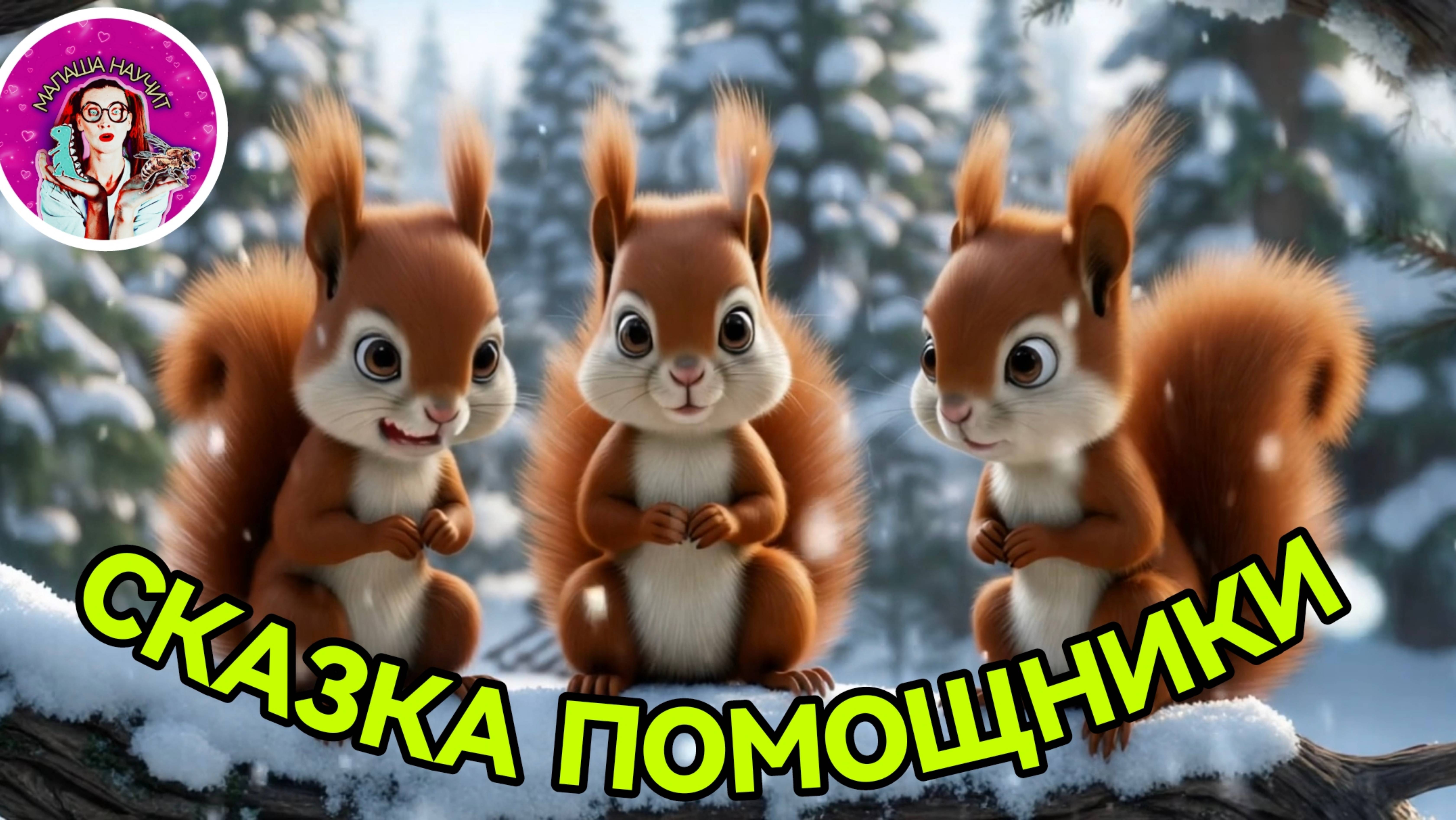 Сказка ПОМОЩНИКИ #видеодлядетей #сказка #детям #детскиеистории #мультик #новыйгод #сказкадлядетей