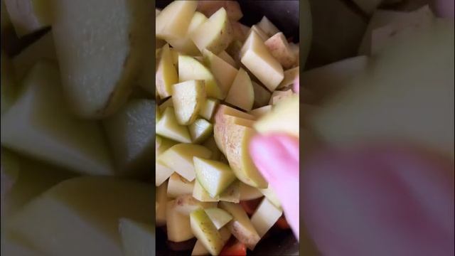 Обещное рагу 🧅🥔🥕#второе #безмяса #vegan