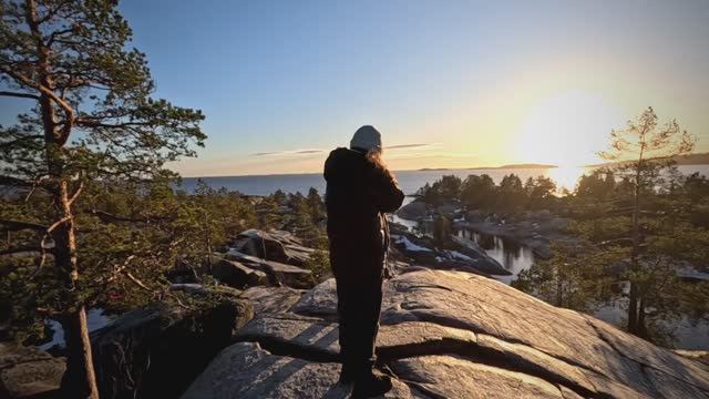 Прогулка на Ладожские шхеры зимой, серия 3 смотреть онлайн