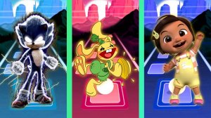 SONIC VS BUNNY VS BABY | Tiles hop battle