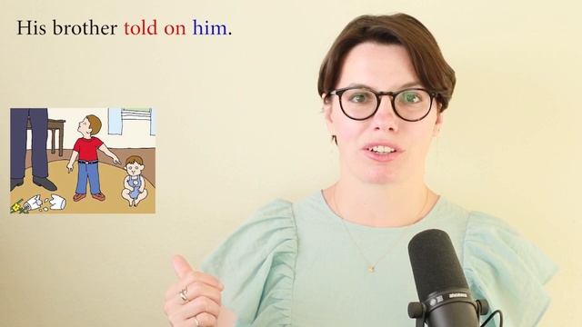 Phrasal Verbs: TELL ON and TURN IN смотреть онлайн