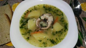 Суп со скумбрией и рисом